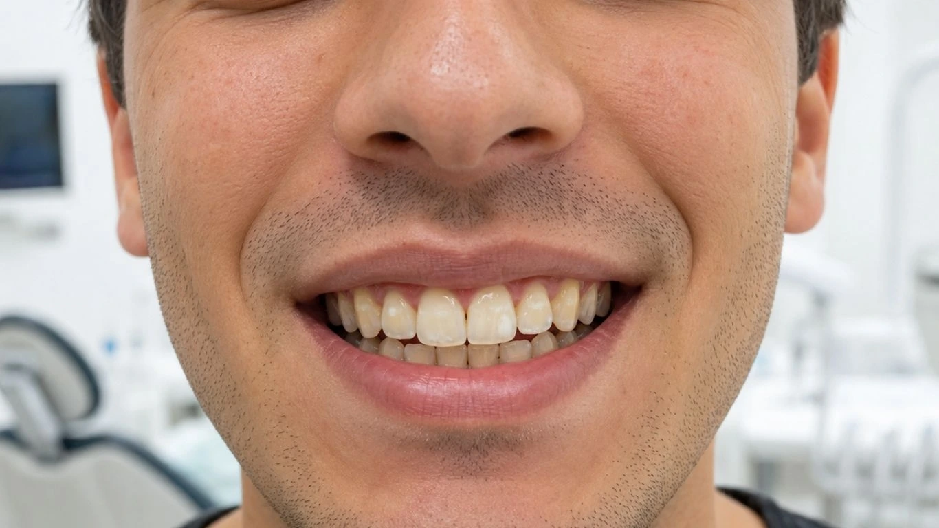 Carillas dentales antes